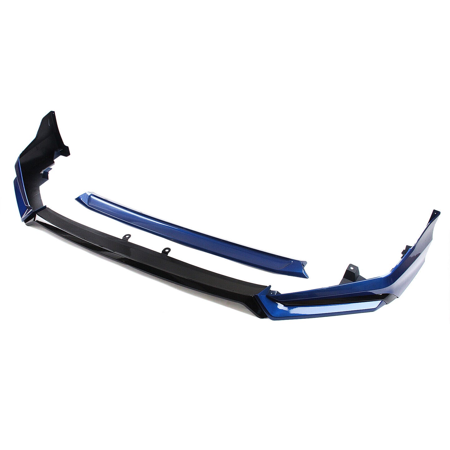 4pcs Front Bumper Spoiler Lip fits Honda Civic 11th 2022-2024 Black Blue