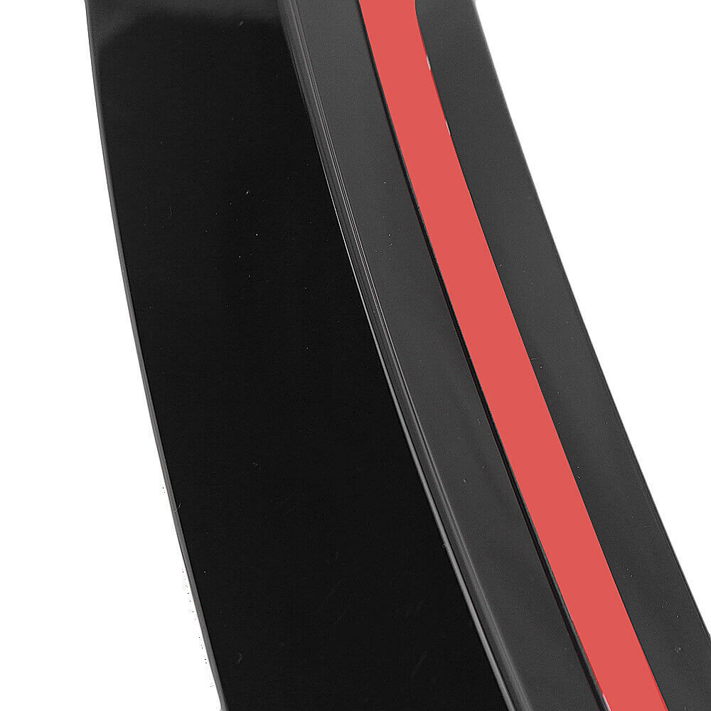 Black Front Bumper Spoiler Lip fits Audi A4 B9 S4 Sedan 2017 2018 2019