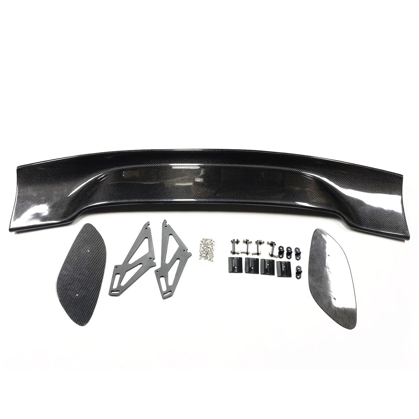 1 Set Rear Spoiler Lip Wing fits Tesla Model 3 2017-2024 2018 2019 Carbon Fiber