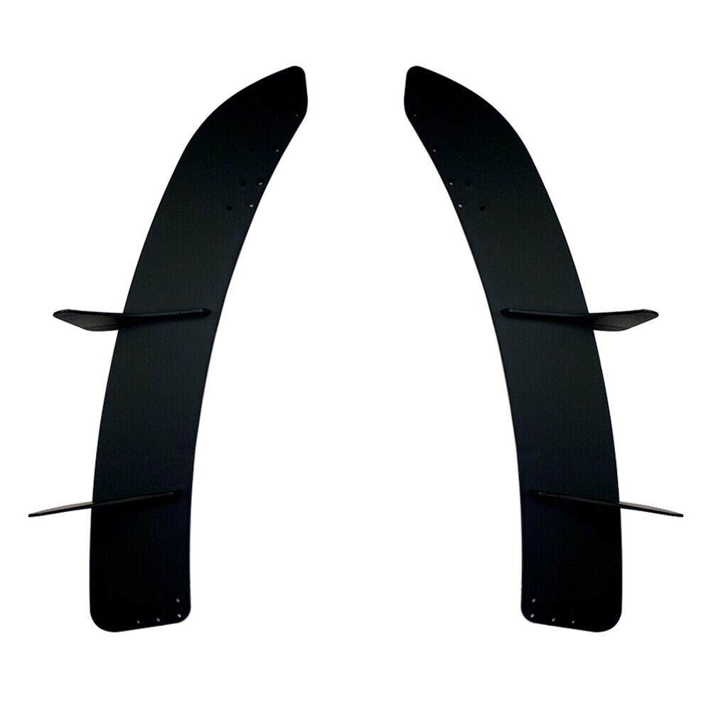 2pcs Black Rear Bumper Diffuser Spoiler fits VW Golf 6 VI MK6 R 2012 2013 2014