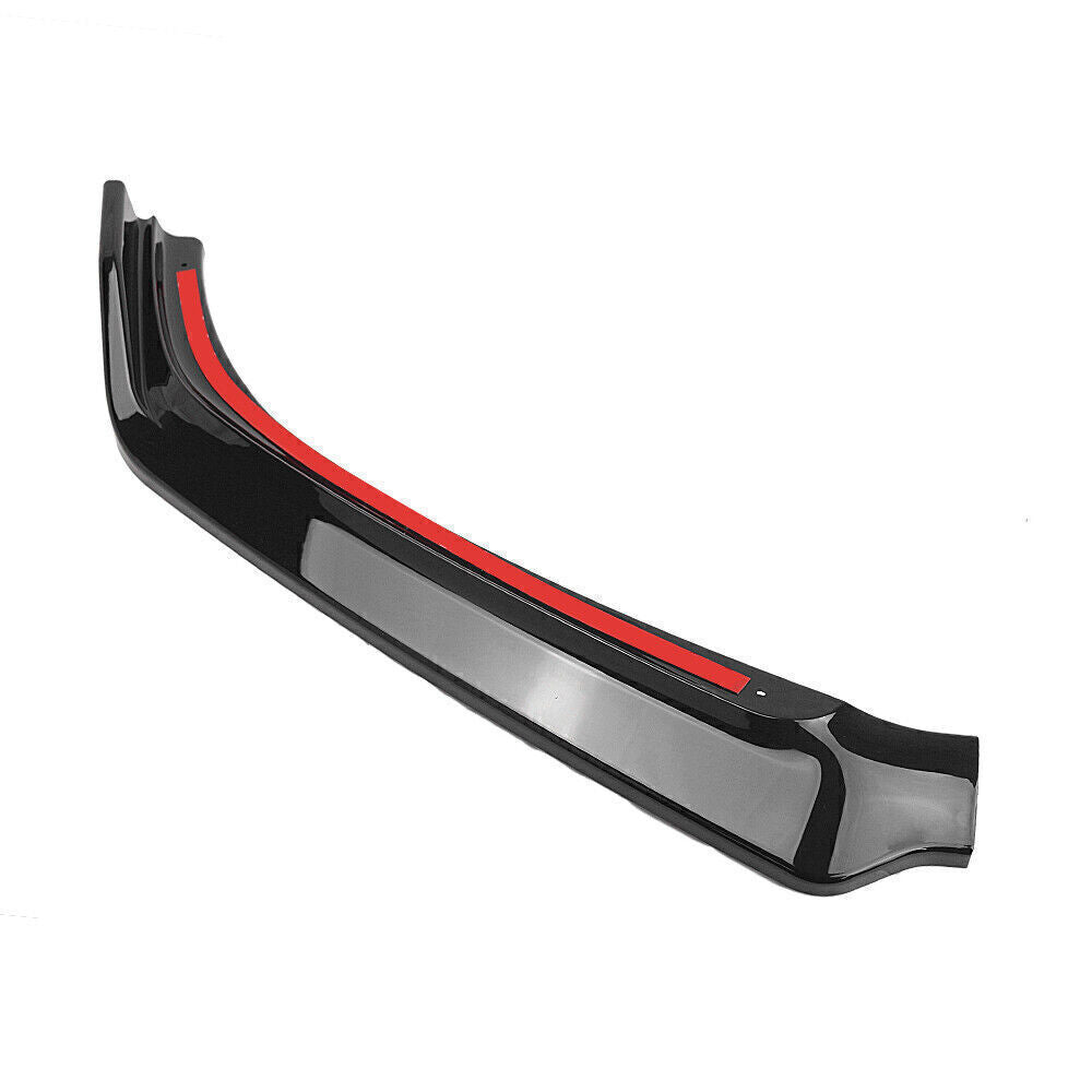 Gloss Black Front Bumper Spoiler Splitter Lip fits Honda Accord 10th JDM Sport