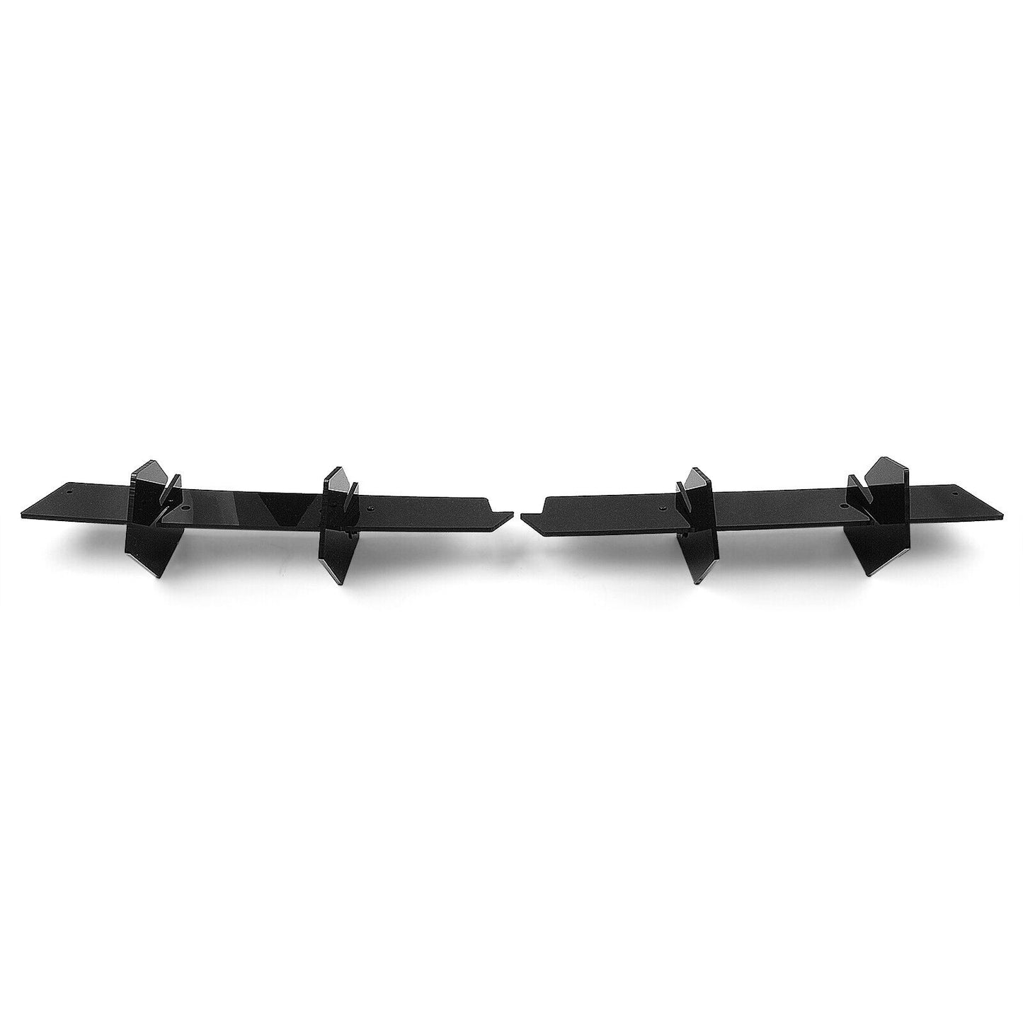 3855451BK Rear Bumper Diffuser Lip Valance Apron fits fitsd Mustang 15-21 Black