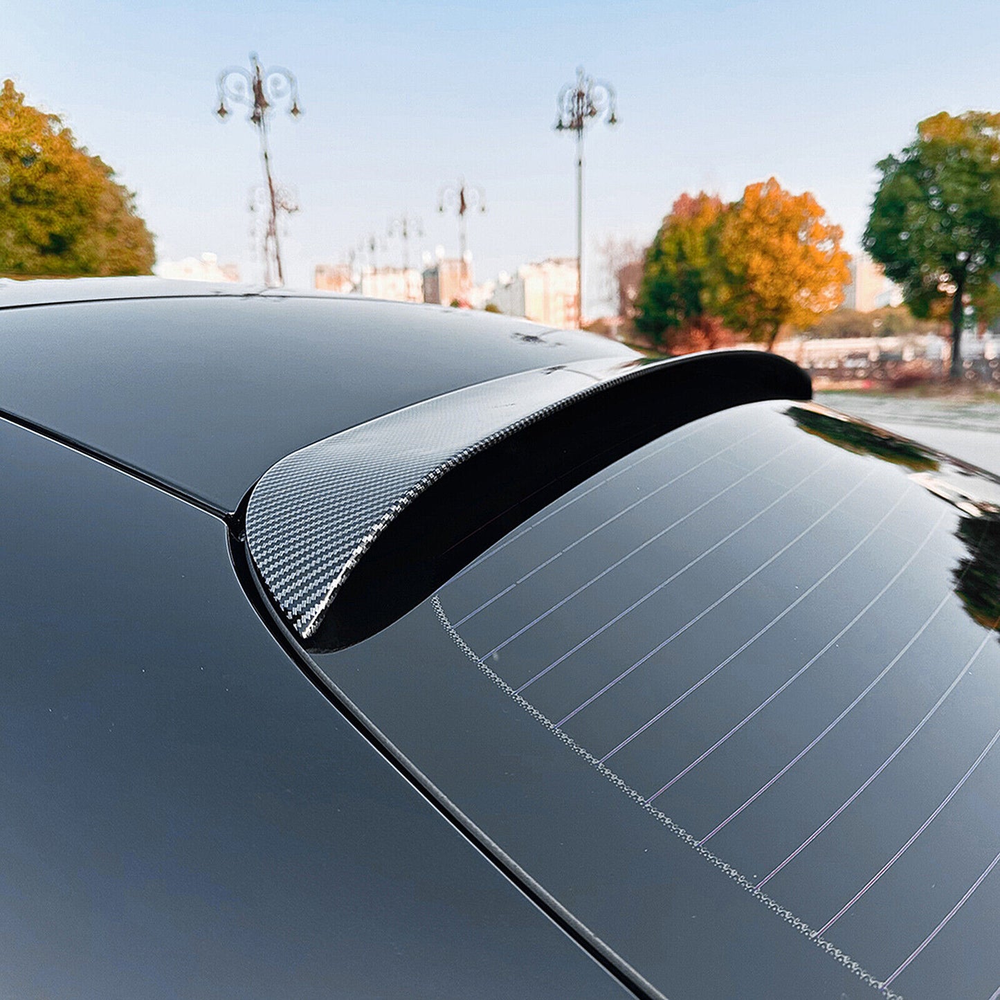Rear Trunk Spoiler Roof Lip fits Mercedes E Class W214 E260 E300 2024 CB Look