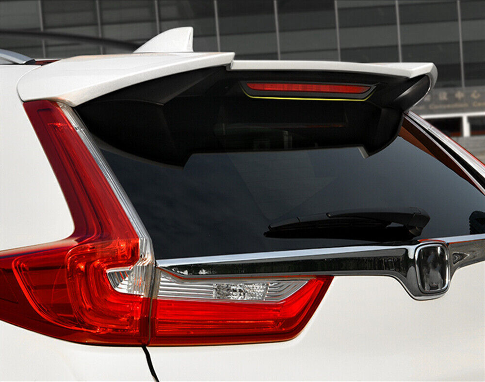 White Rear Trunk Spoiler Lip Cover fits Honda CRV 2017-2022 2018 AKASAKA UK