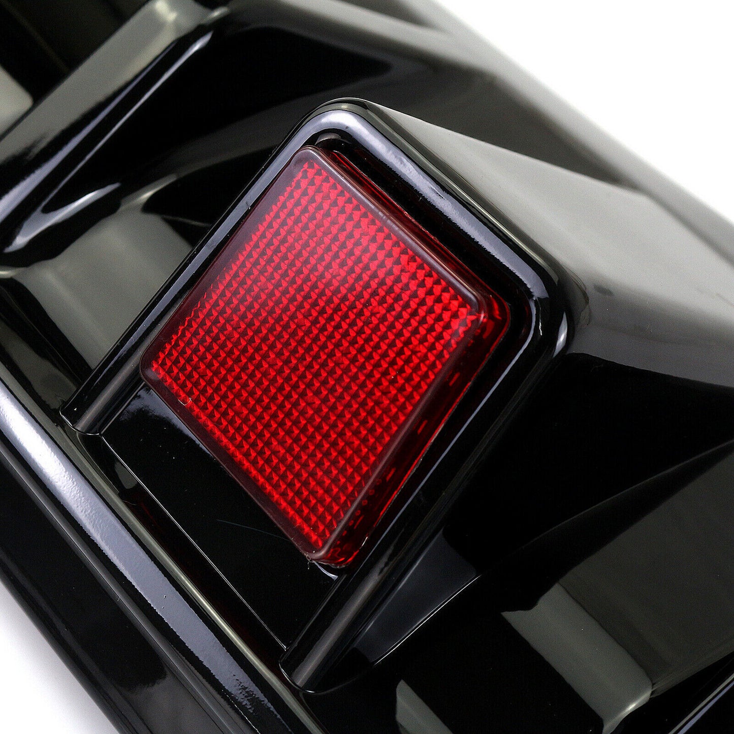 Glossy Black Rear Bumper Diffuser Lip fits Infiniti Q50 2014-2017 2015 W/ Light