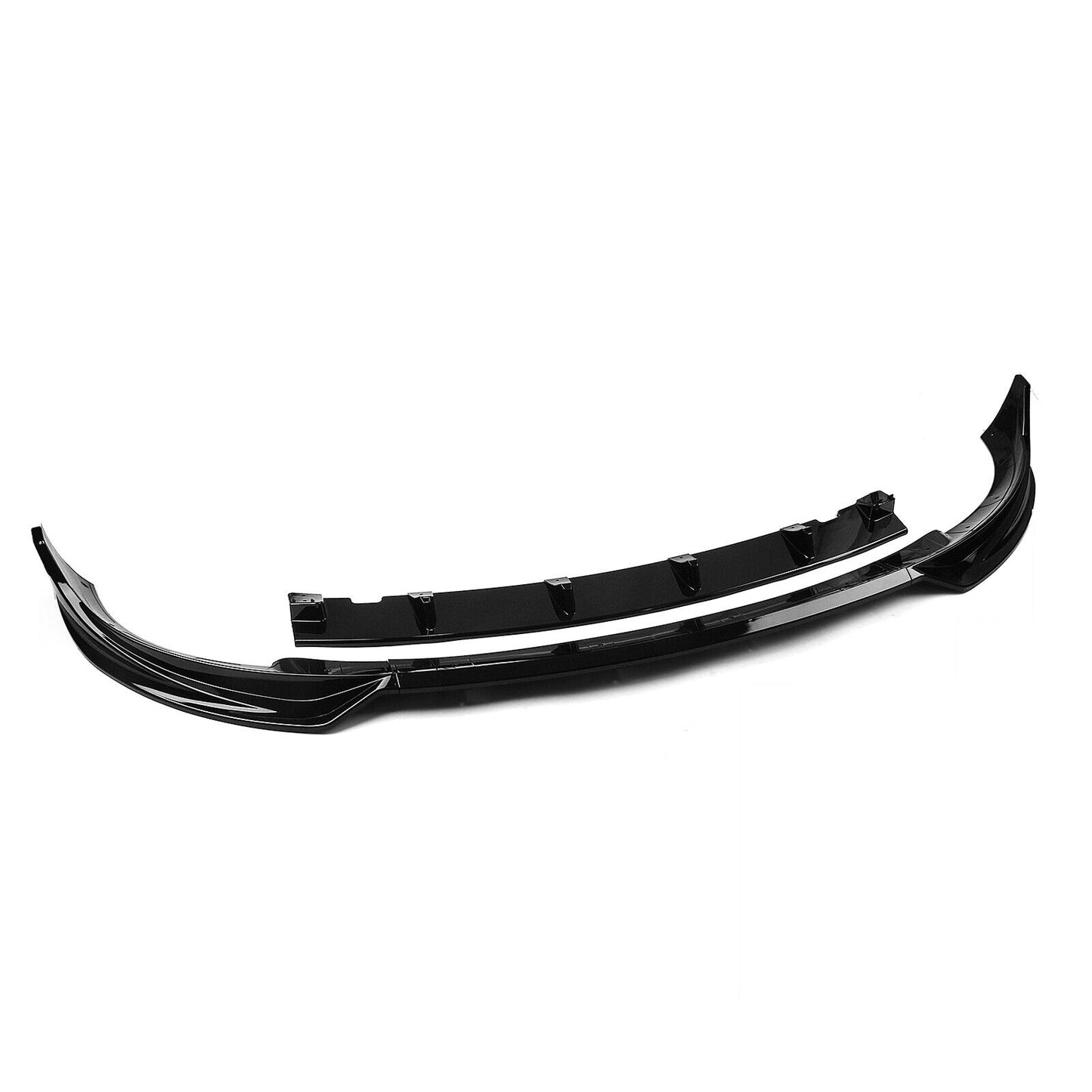 Gloss Black Front Spoiler Lip Splitter Kit fits Tesla Model Y 2020-2023 4PCS