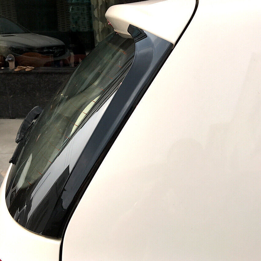 Rear Window Side Spoiler Canard Splitter fits VW Golf 6 MK6 2008-2013 2009 Black