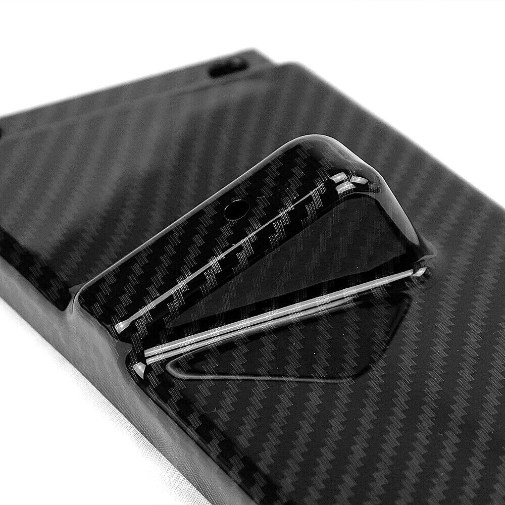 Carbon Fiber Look Front Spoiler Splitter Lip fits Audi A3 S3 2017 2018 2019 Black