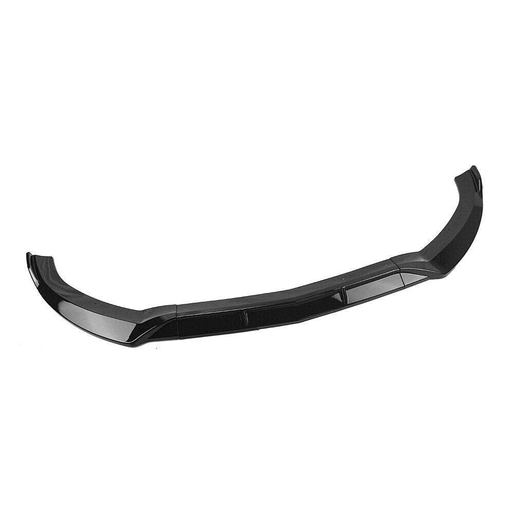 Black Front Bumper Spoiler Splitter Lip fits Benz C-Class W205 Sport 2015-2018