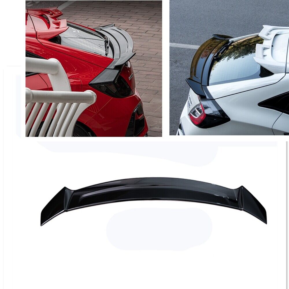 Gloss Black Rear Trunk Spoiler Wing Lip fits Honda 10th Gen Civic FK4 FK7 2017-21
