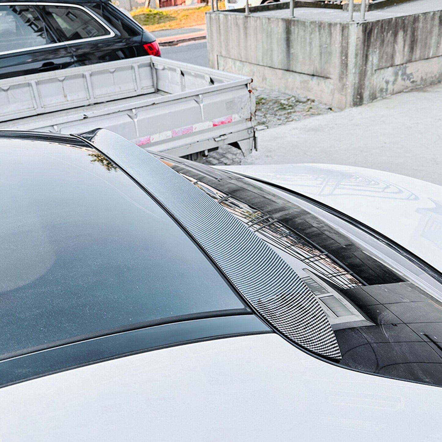Rear Trunk Spoiler Lip Wing fits Mercedes Benz W205 2015-2021 C200 C43 CB Look
