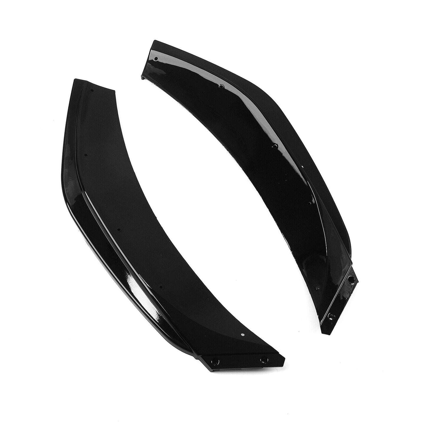 3x Front Bumper Spoiler Lip Fit fits Benz C Class W206 S206 C43 AMG 2022-24 Black