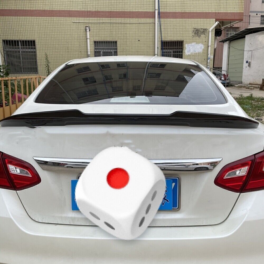 Real Carbon Fiber Rear Trunk Spoiler Wing Lip fits Nissan Altima 2016-2019 PSM