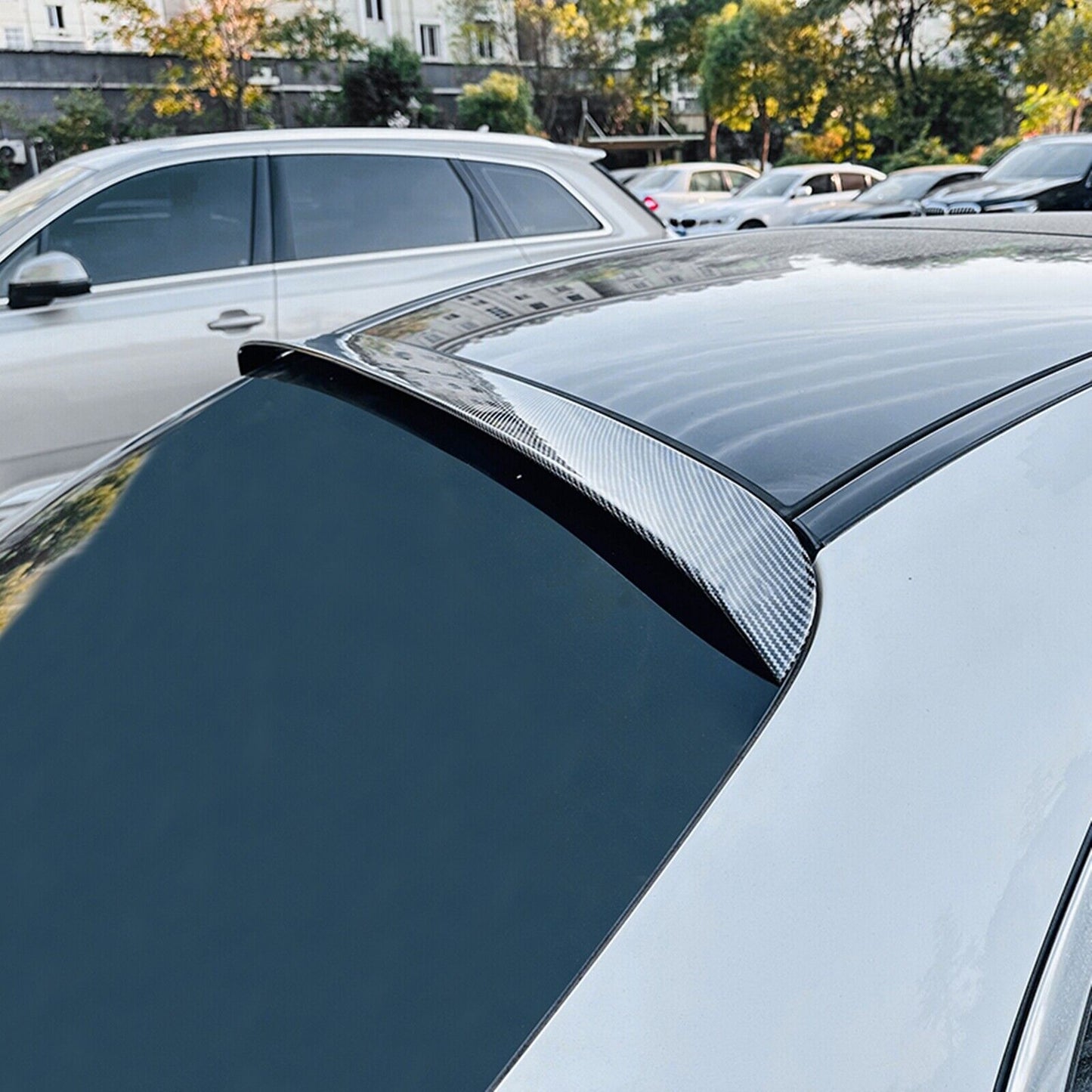Rear Trunk Spoiler Lip Wing fits Mercedes Benz W205 2015-2021 C200 C43 CB Look