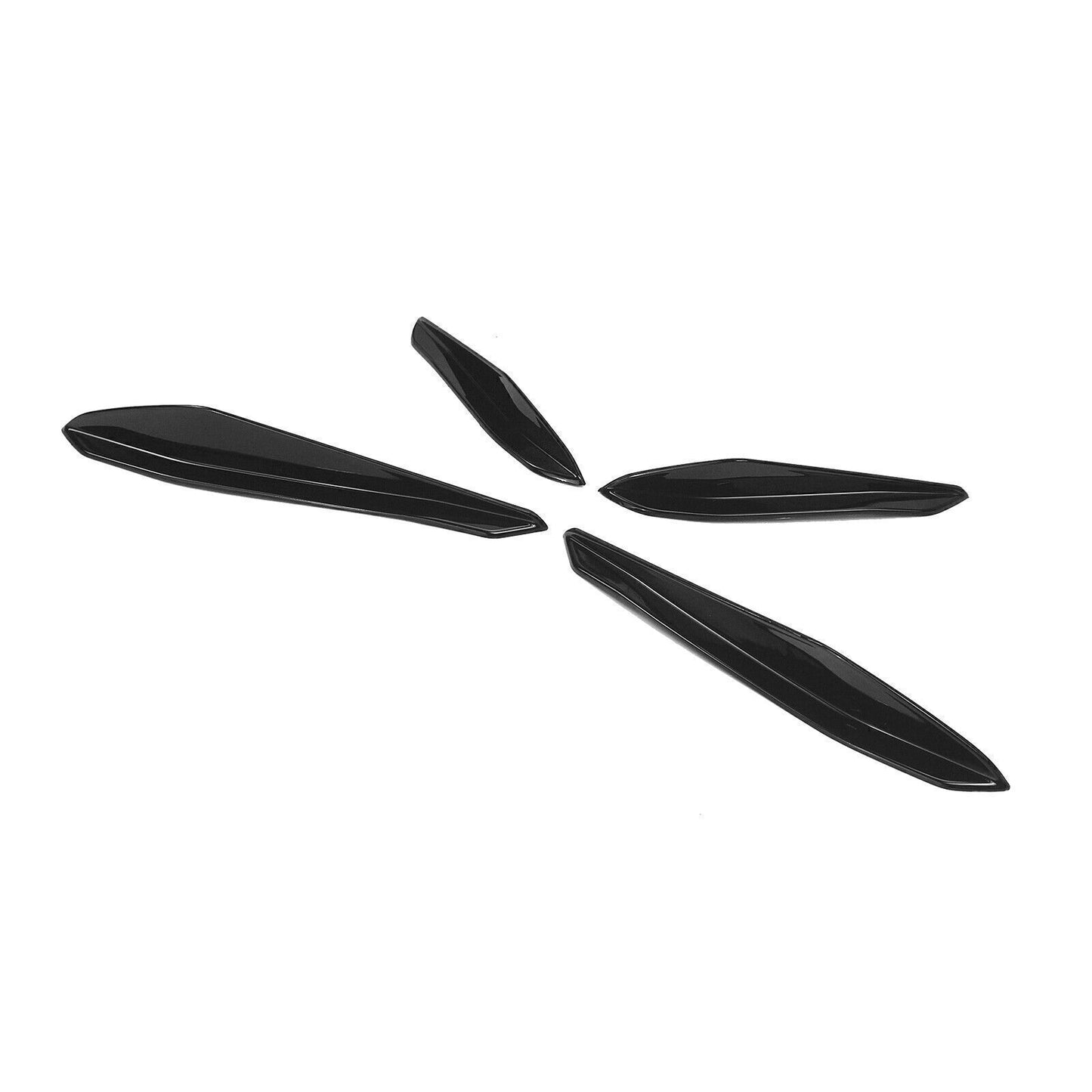 Front Spoiler Side Splitter Fog Light Air Vent Cover Trim Kit fits Honda Accord