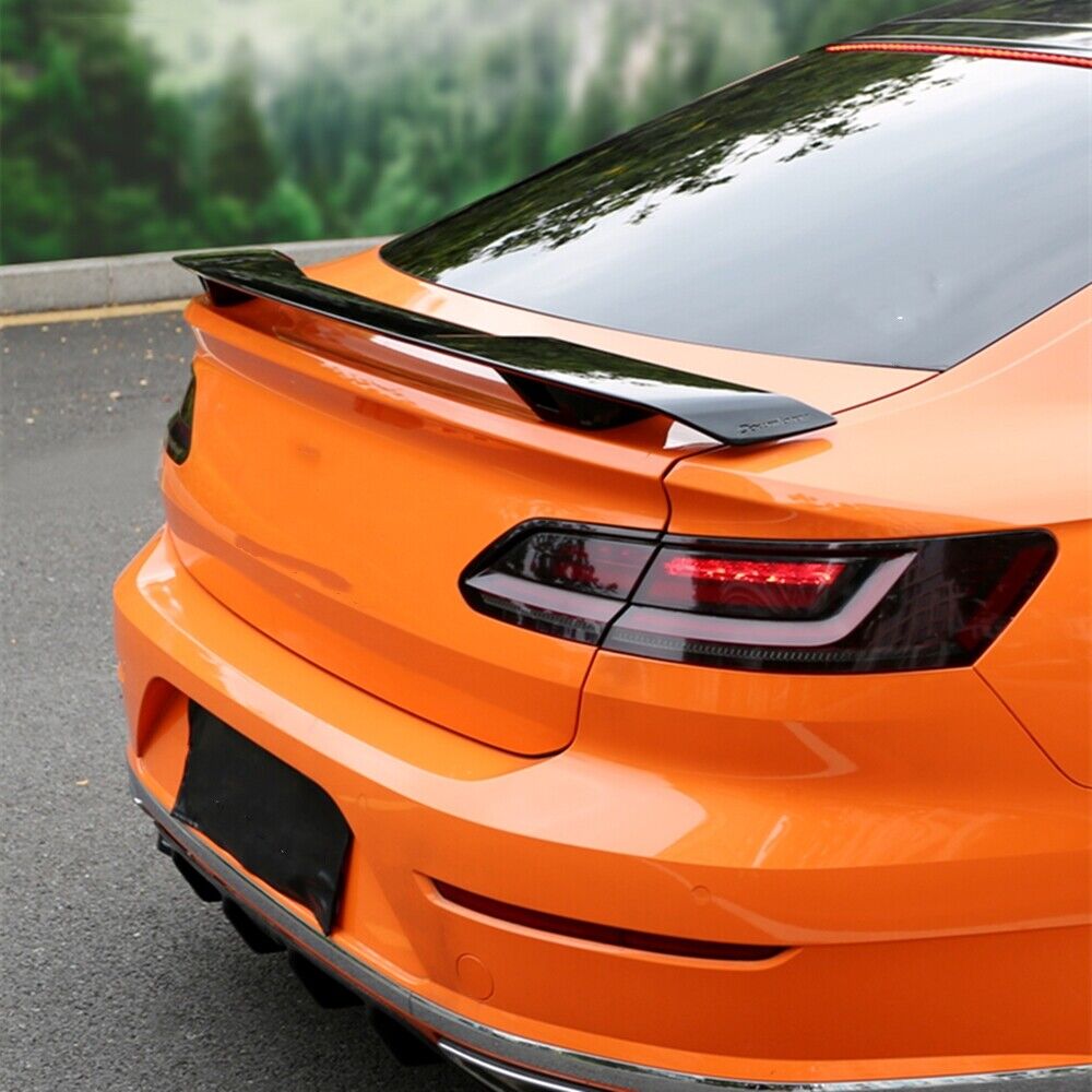 Glossy Black Rear Trunk Spoiler Wing Lip fits Volkswagen CC Arteon 2019-2020