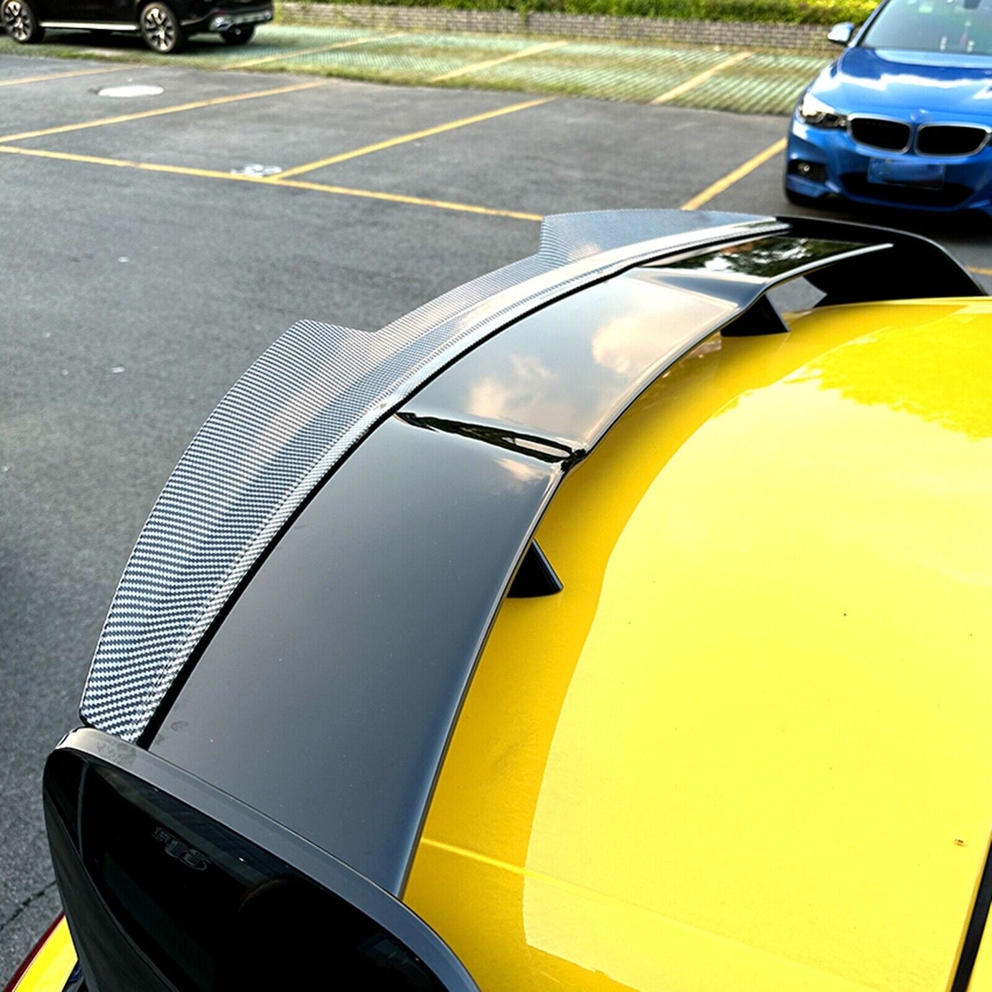 Rear Spoiler Lip Wing fits Benz W177 A35 A45 AMG 2019-2022 Carbon Fiber Look