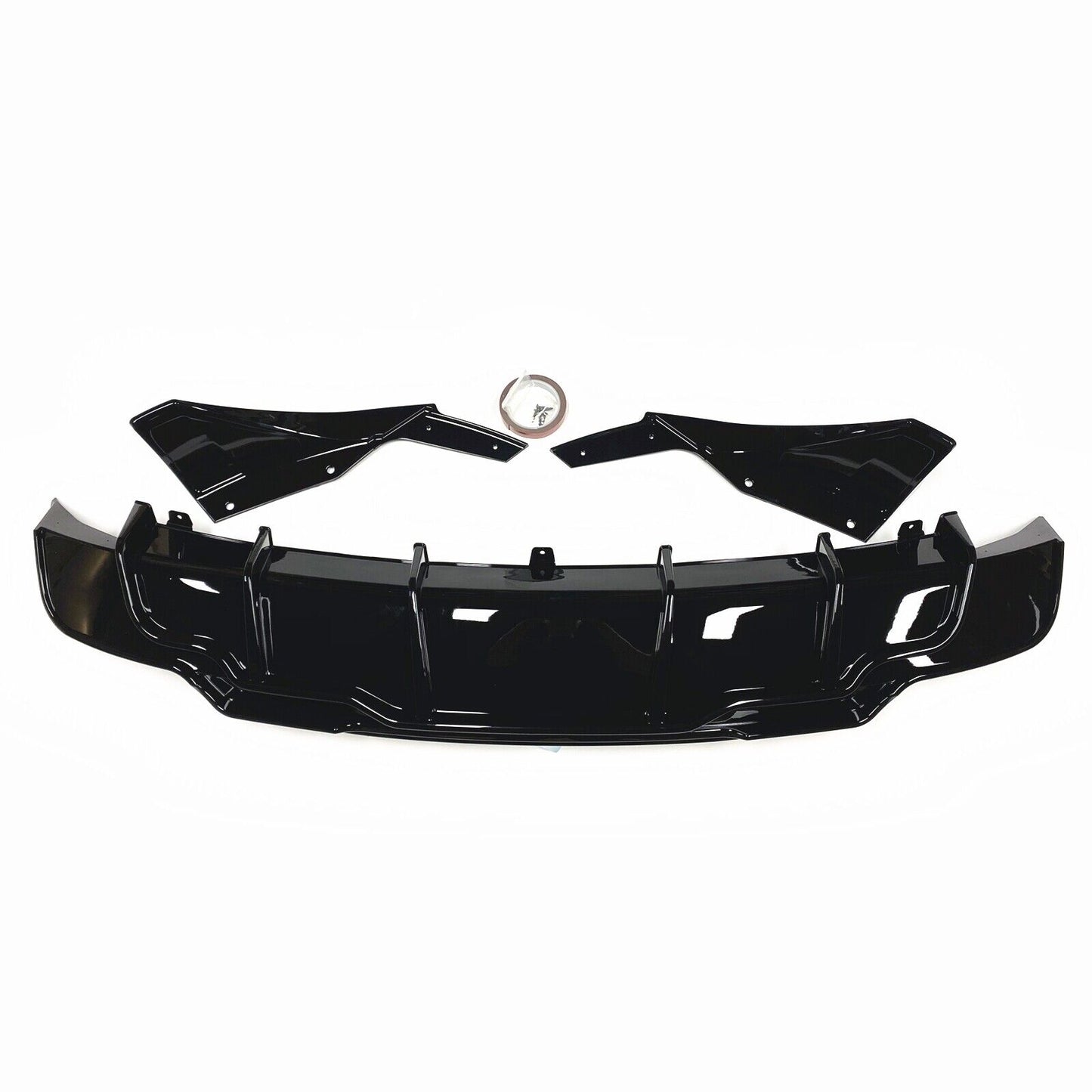 Black Rear Bumper Diffuser Lip Side Splitter Cover fits Tesla Model 3 2017-2023