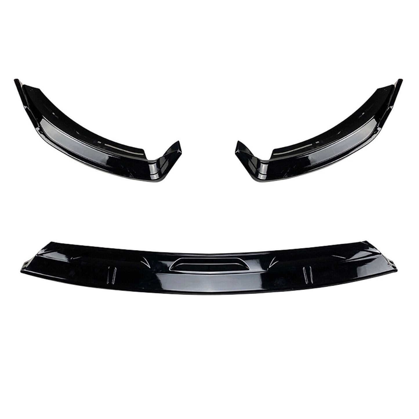 Gloss Black Front Lip + Rear Trunk Spoiler Wing fits Benz GLE W167 C167 2020-2023