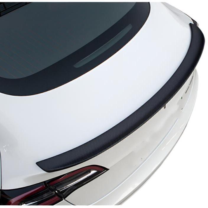 Black Rear Trunk Wing Spoiler Wing Lip Matte fits Tesla Model 3 YG 2017-2023 2018