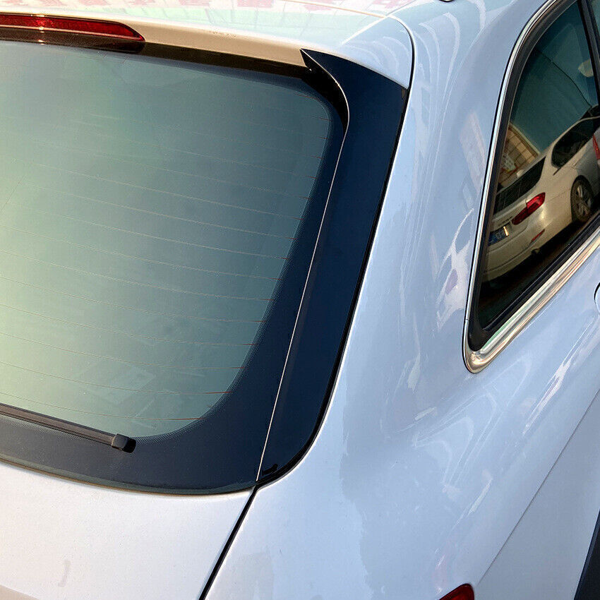 Rear Window Side Spoiler Canard Splitter Trim fits Audi A4 B8 Allroad Avant 09-16
