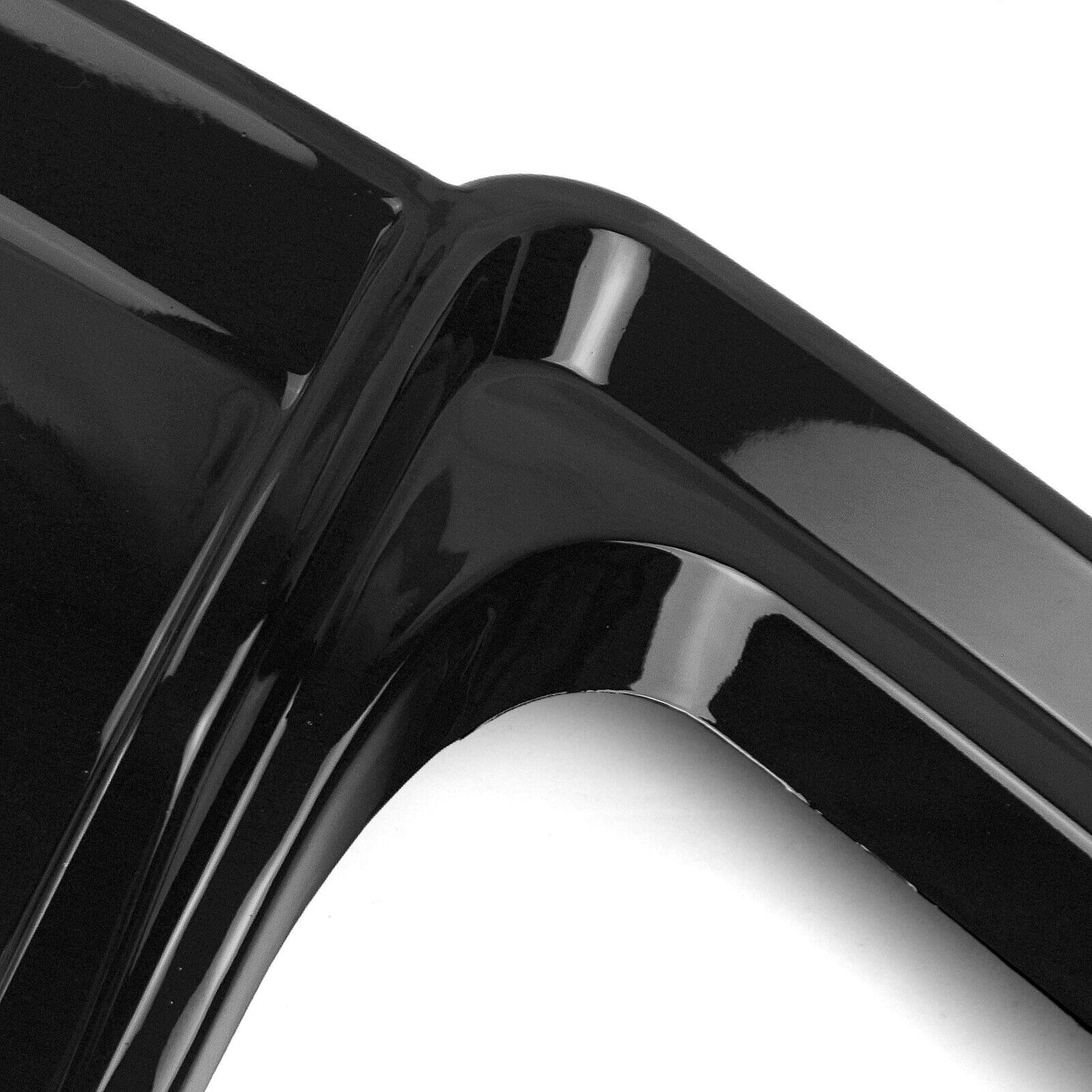 Glossy Black Rear Bumper Diffuser+Spoiler Wing Lip fits Audi A3 RS3 2017-18