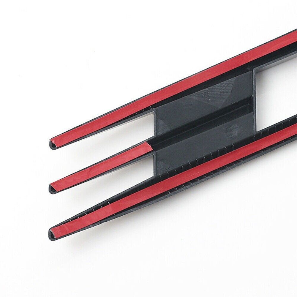 Glossy Black Front Fog Lamp Eyebrow Cover Trim fits Volkswagen Golf MK7 2014-2017