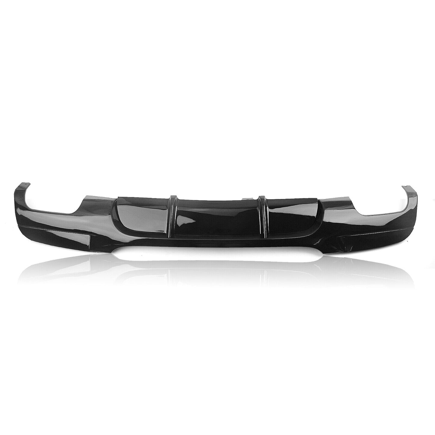Black Rear Bumper Diffuser Lip Quad Exhaust fits BMW E90 E91 M Tech 2005-2012