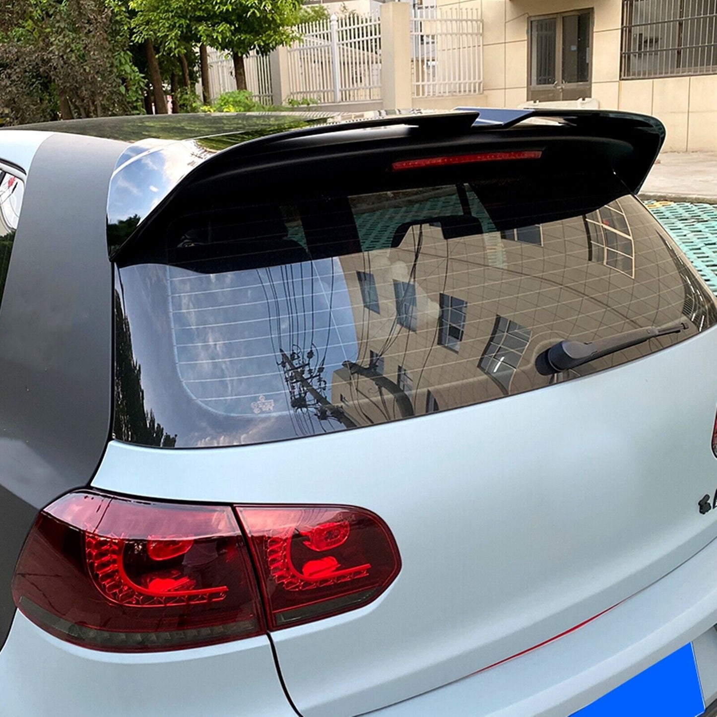 Gloss Black Rear Roof Trunk Spoiler Lip fits Volkswagen Golf 6 MK6 GTI R 2008-13