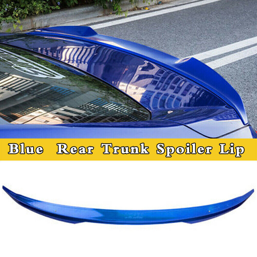 White Rear Trunk Spoiler Lip JDM V Style fits Honda Accord 10th 2018-2022
