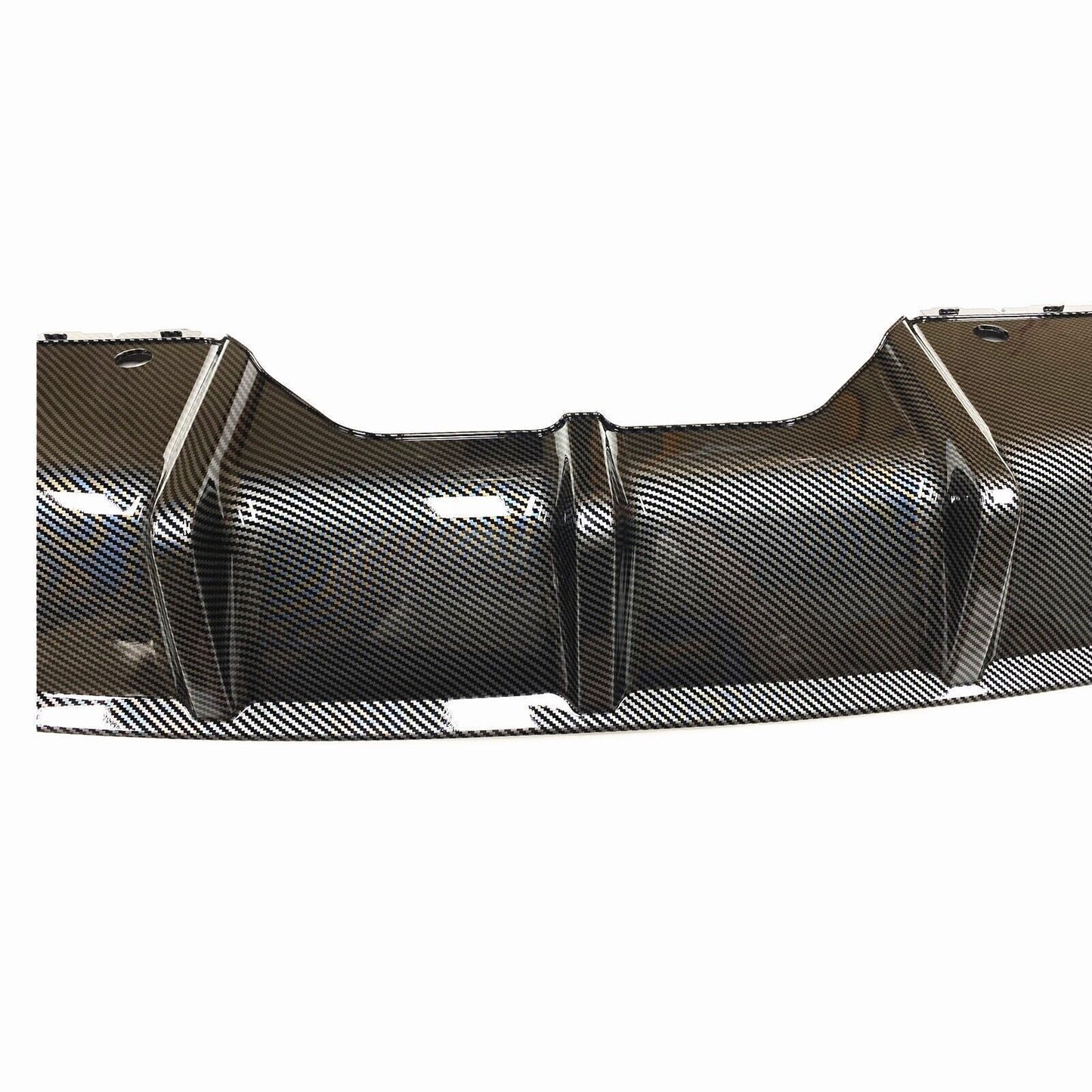 Rear Bumper Diffuser Lip + Side Cover Trim fits BMW X6 F16 2015-2018 ABS BLK