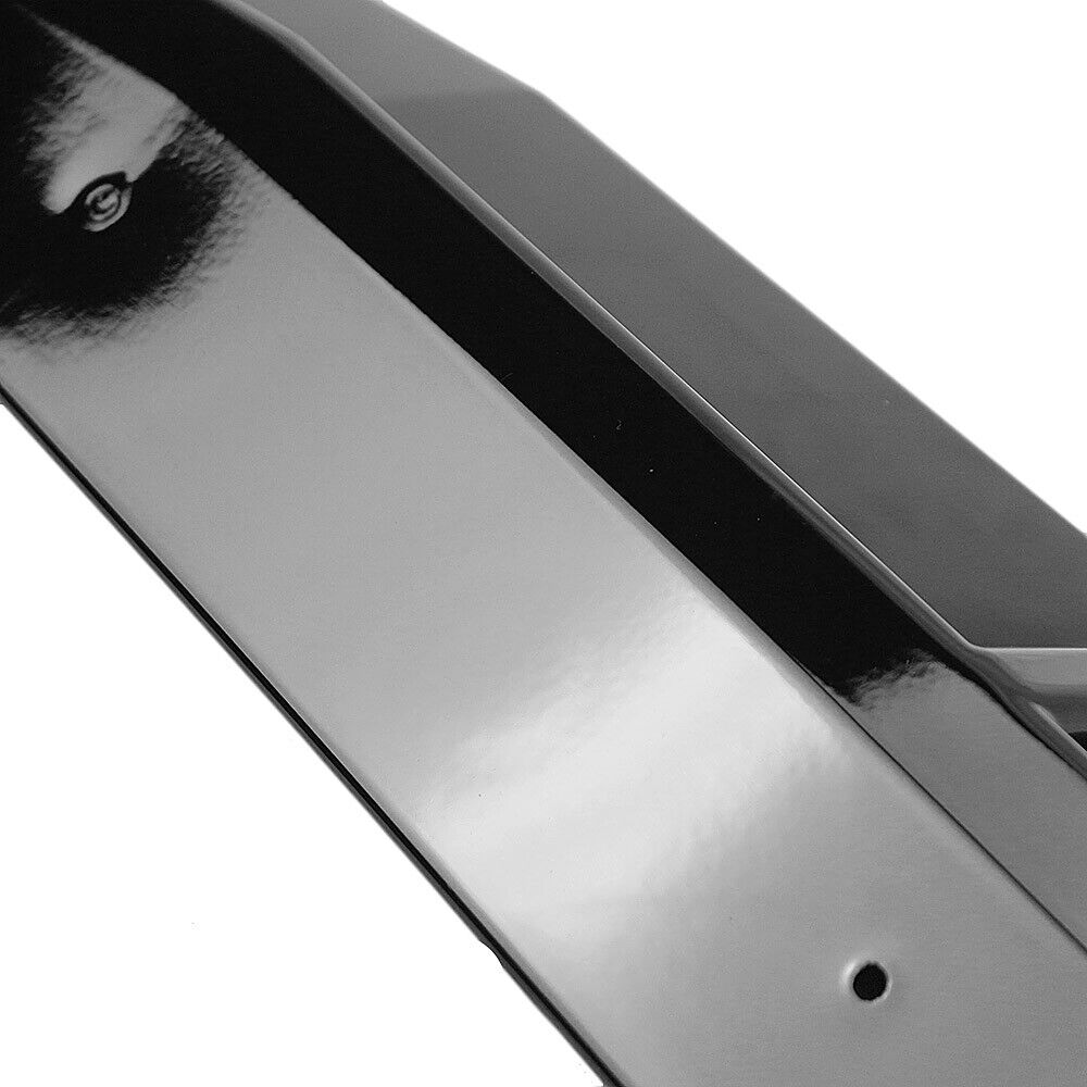 Black Front Bumper Spoiler Splitter Lip fits Benz C-Class W205 Sport 2015-2018