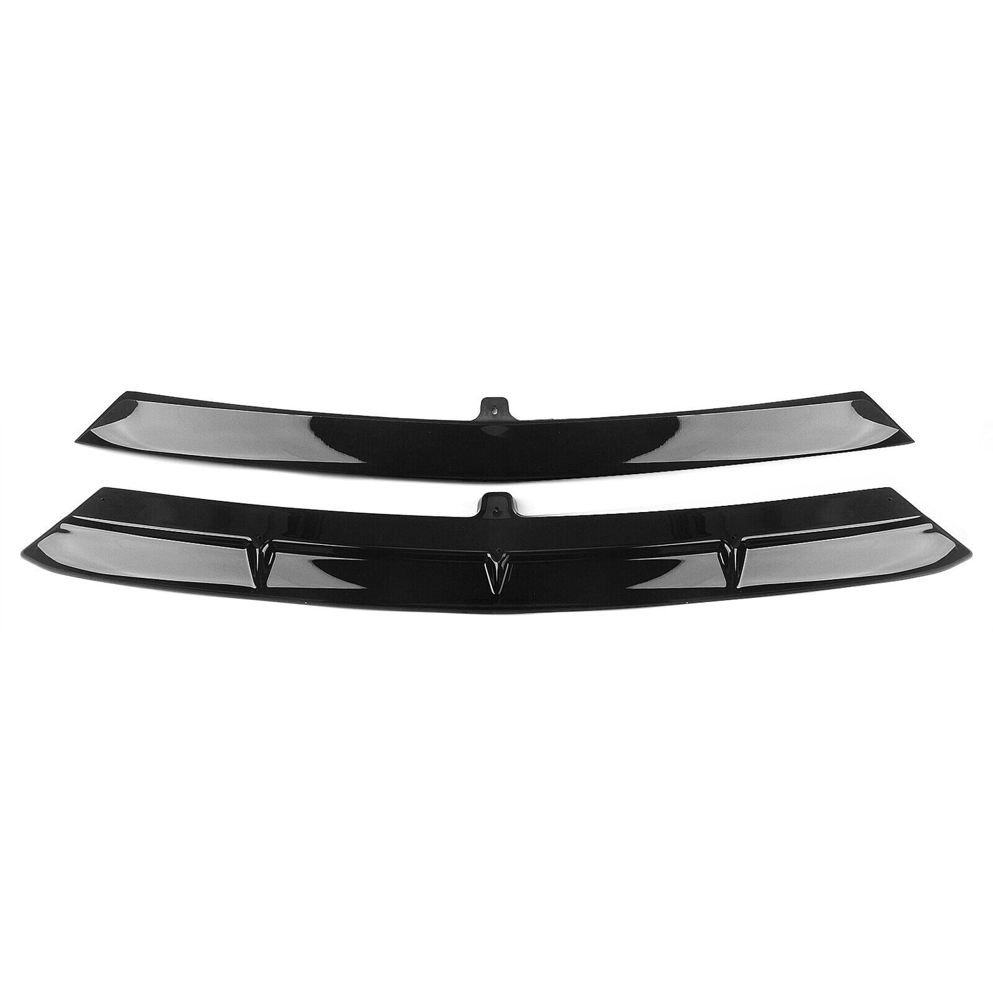 Front Bumper Spoiler Lip Side Cover Black fits Benz C Class W206 22-23 AKASAKA