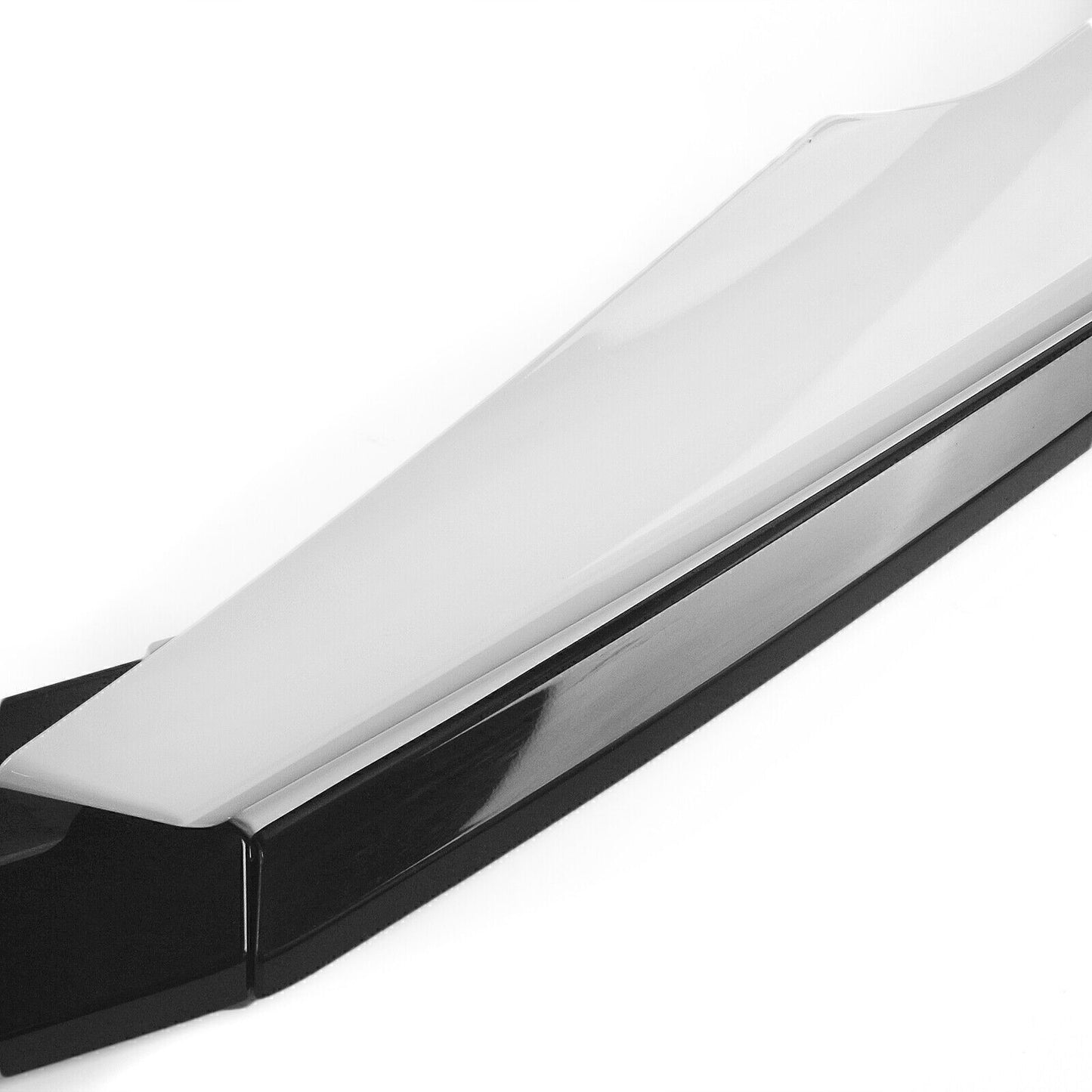 Front Bumper Spoiler Lip+Fog Light Eyelid Kit fits Honda Accord 2021-2022 White