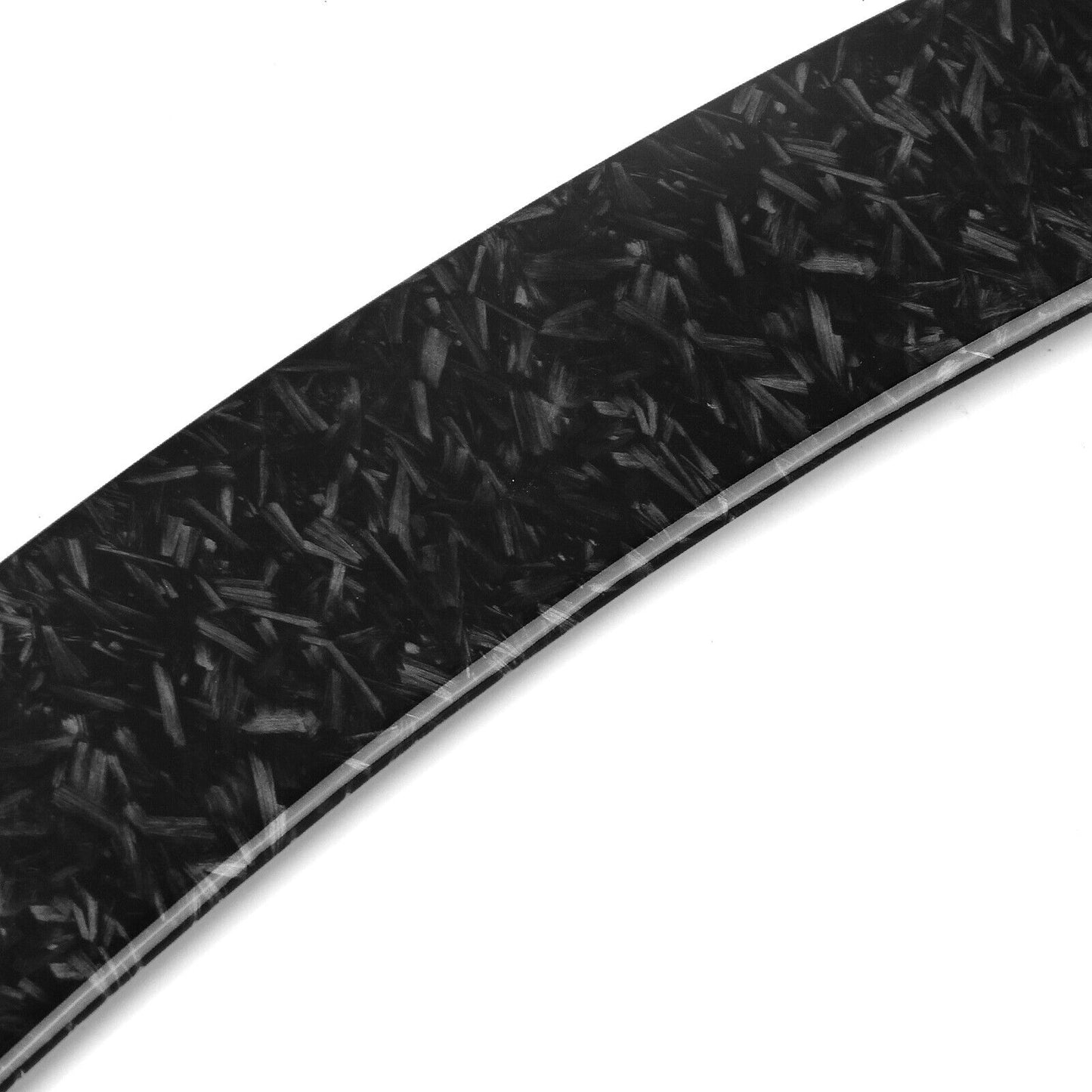 fitsged Carbon Fiber Look Rear Trunk Spoiler Lip Wing fits Tesla Model S 2012-2022