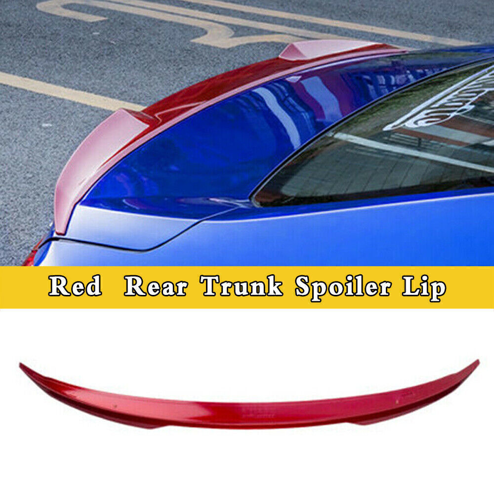 White Rear Trunk Spoiler Lip JDM V Style fits Honda Accord 10th 2018-2022