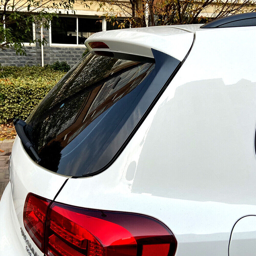 Rear Window Side Spoiler Canard Splitter Trim fits VW Tiguan MK1 2007-2016 Black