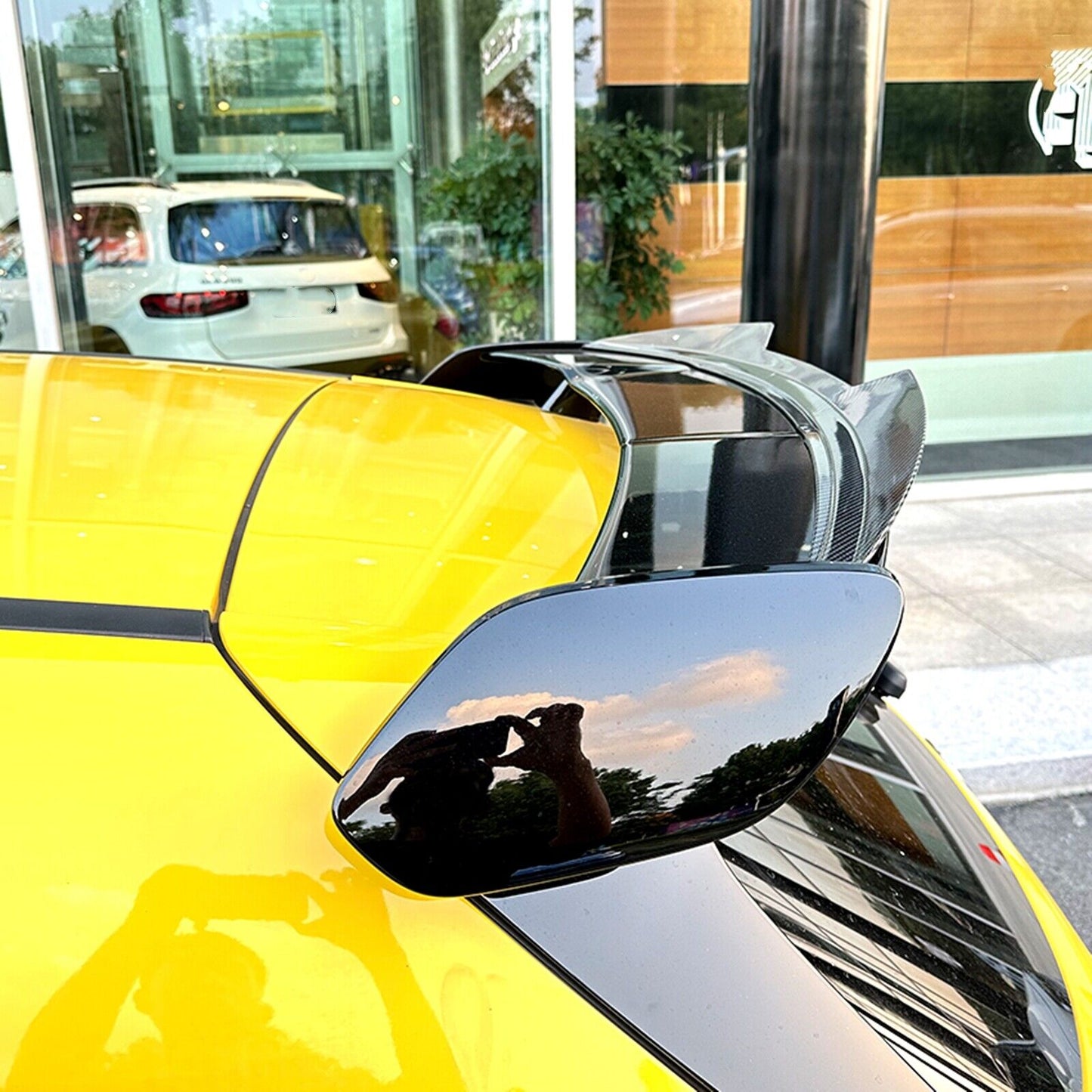 Rear Spoiler Lip Wing fits Benz W177 A35 A45 AMG 2019-2022 Carbon Fiber Look