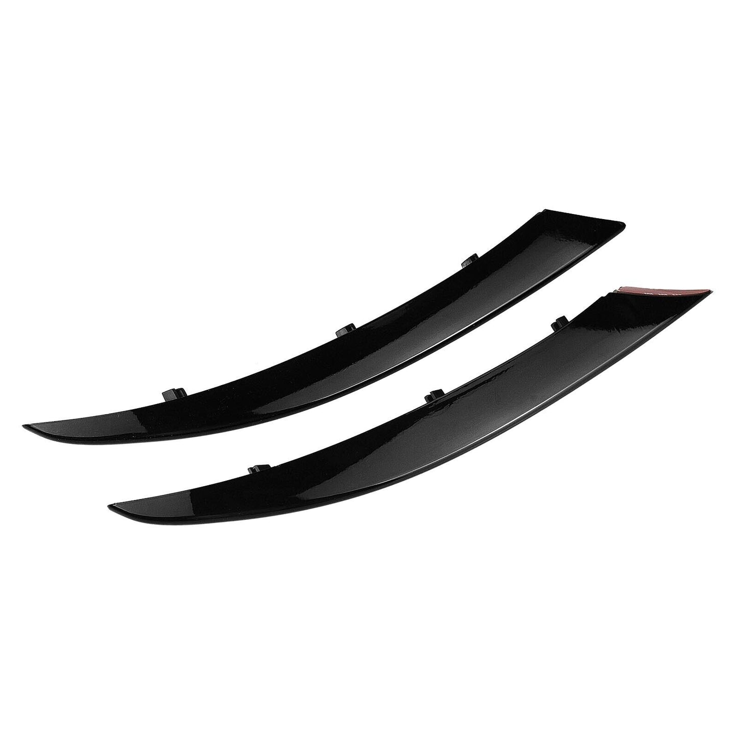 Front Fog Light Cover Trim fits 2015 16-2018 Benz C Class Glossy Black