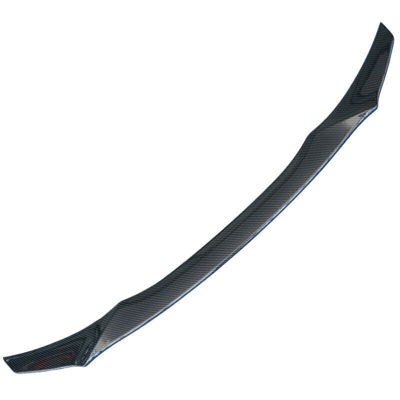 Rear Trunk Spoiler Wing Lip fits 2019-2020 Mazda 3 Axela Carbon Fiber Look Black