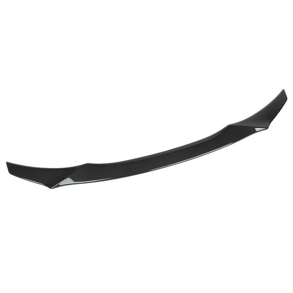 Rear Trunk Spoiler Wing Lip fits 2019-2020 Mazda 3 Axela Carbon Fiber Look Black