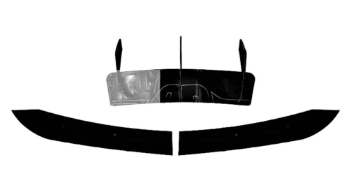 Fits Mercedes C Class W204 C63 AMG Rear Diffuser and Rear Side Splitters Body Kit