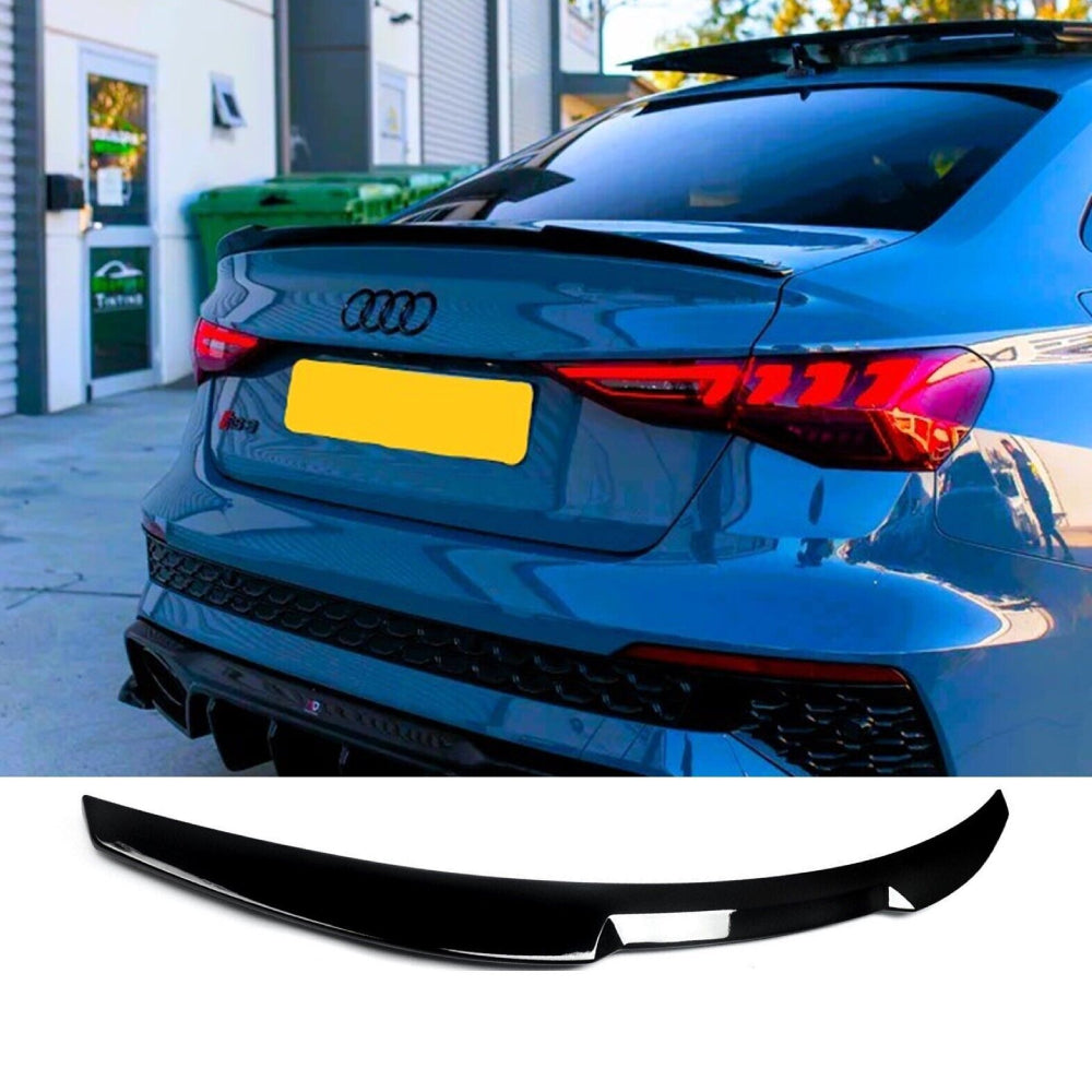 Fits Audi A3 S Line S3 8Y Saloon Rear Blade Style 2020+ Spoiler