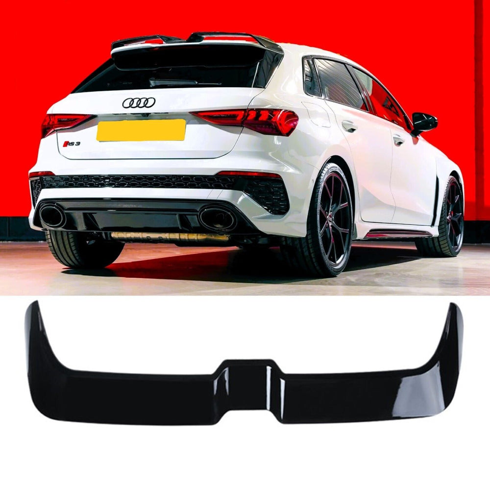 Fits Audi A3 S3 RS3 8Y Sportback RS3 Look 5 Door Gloss Black Boot Spoiler 2020+