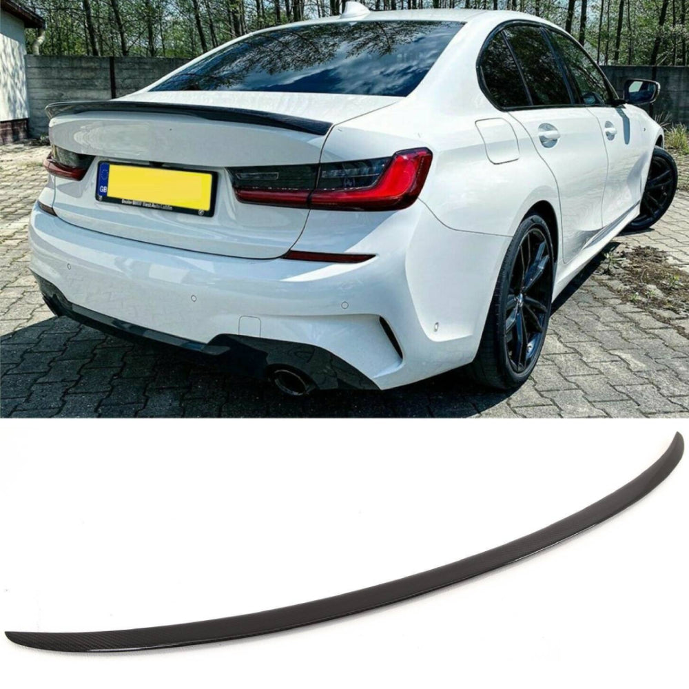 Fits BMW 3 Series M3 G20 G80 M Performance MP Style Carbon Fibre Lip Spoiler 2018+
