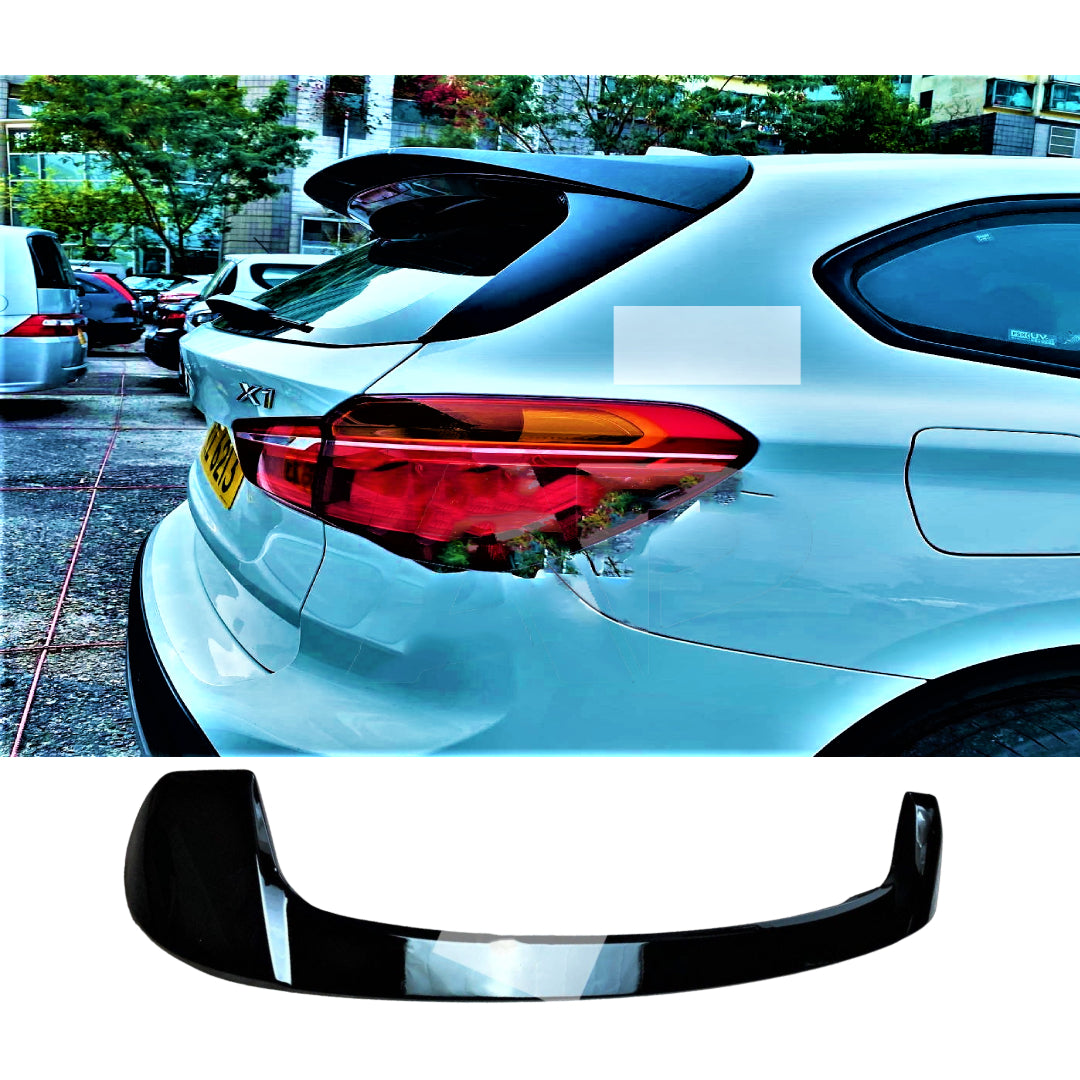 Fits BMW X1 F48 X1M Spoiler SUV M Sport Gloss Black Rear Roof 2015+