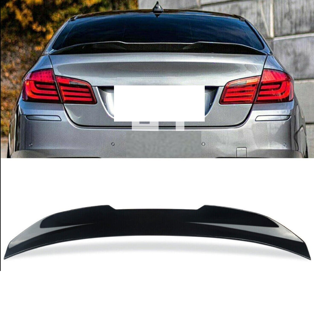 Fits BMW 5 Series Spoiler M5 F10 M4 Style Gloss Black Boot Lip 2010-2017