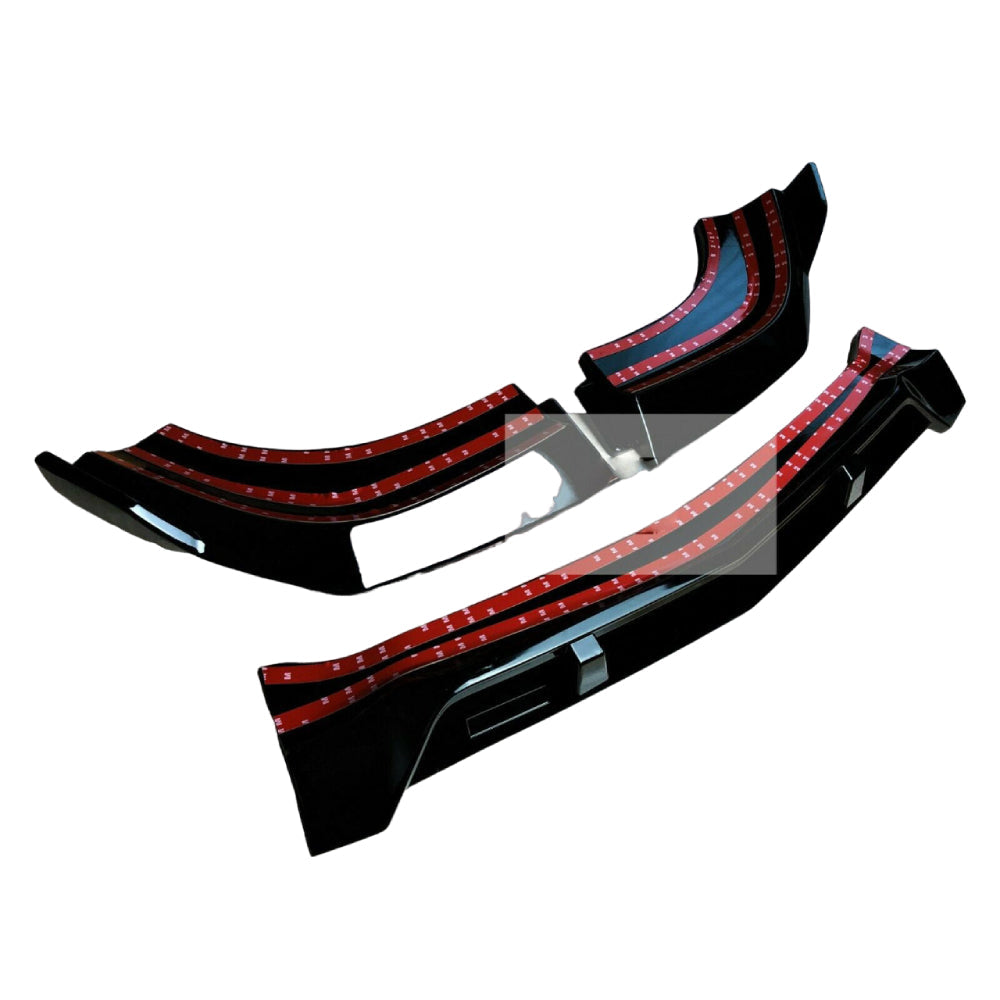Fits Mercedes C Class C63 AMG Brabus Style W204 Gloss Black Front Splitter Lip 11-15