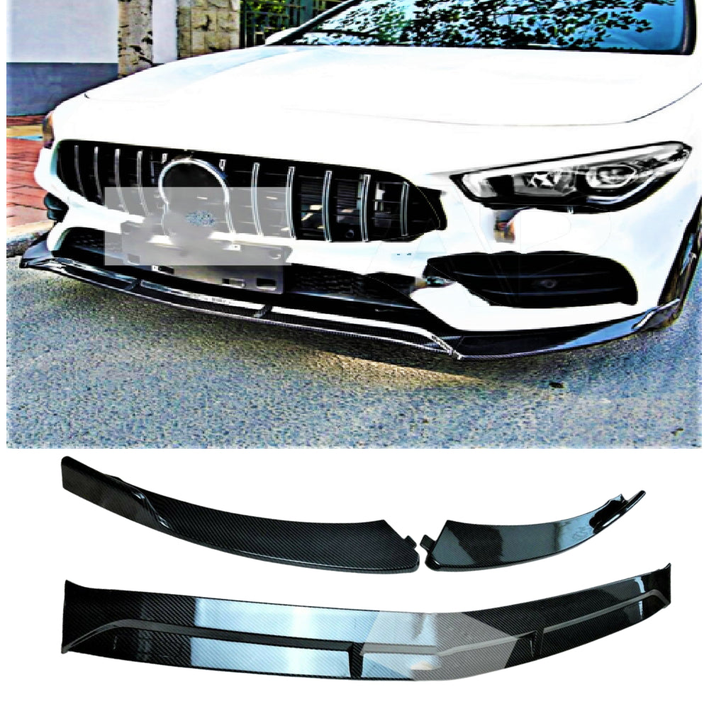 Fits Mercedes CLA Class CLA45S AMG W118 C118 Carbon Front Splitter Lip 2019+