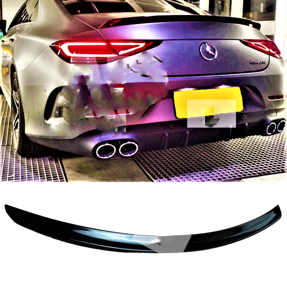Fits Mercedes CLS Class CLS53 AMG W257 C257 Gloss Black Boot Spoiler 2018+